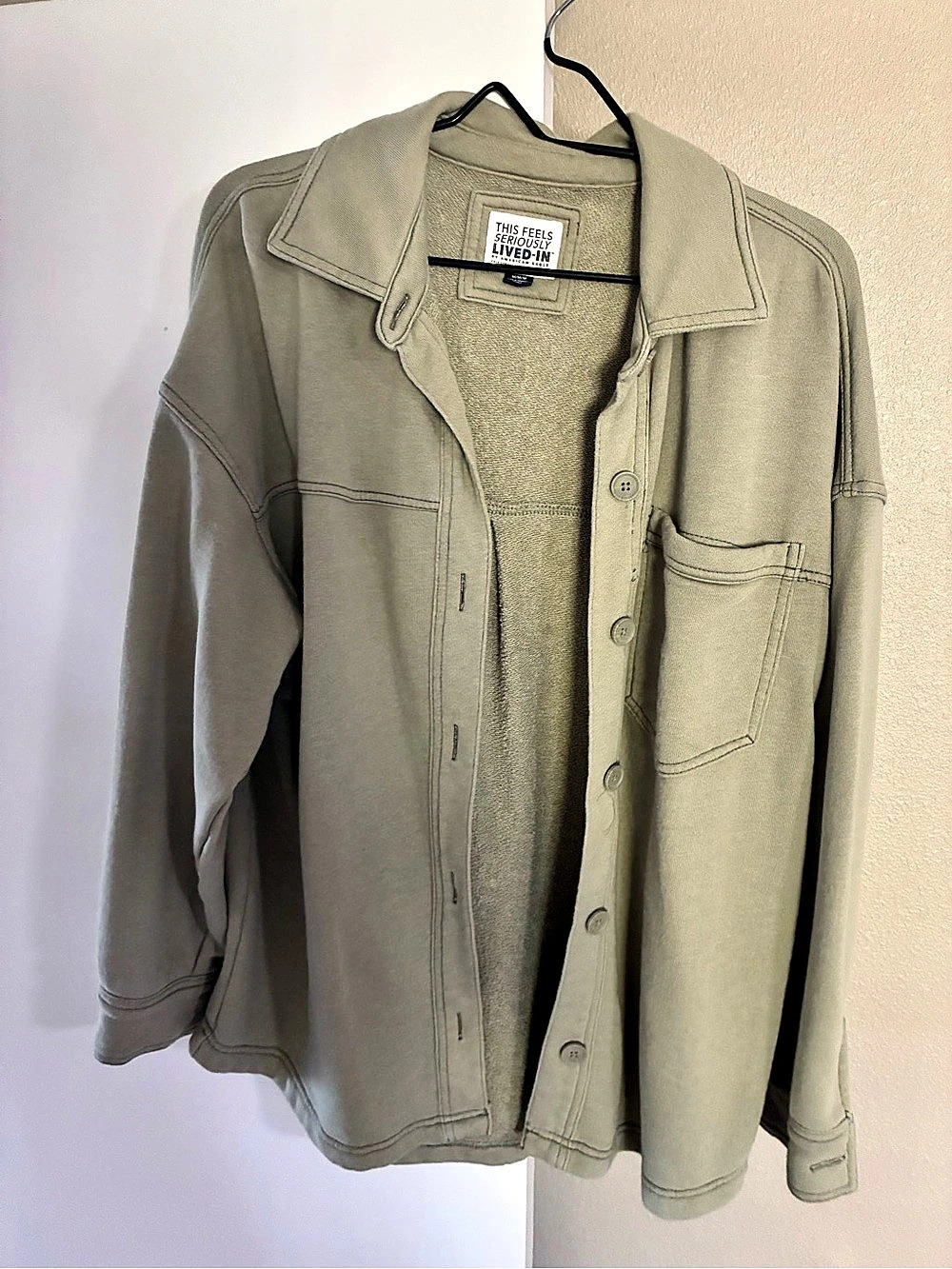 AE Sage Button-Up Shirt Jacket
